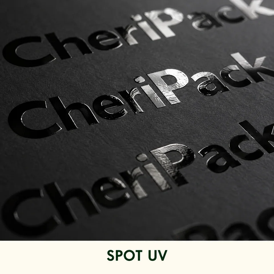 Spot UV — illustrative reference