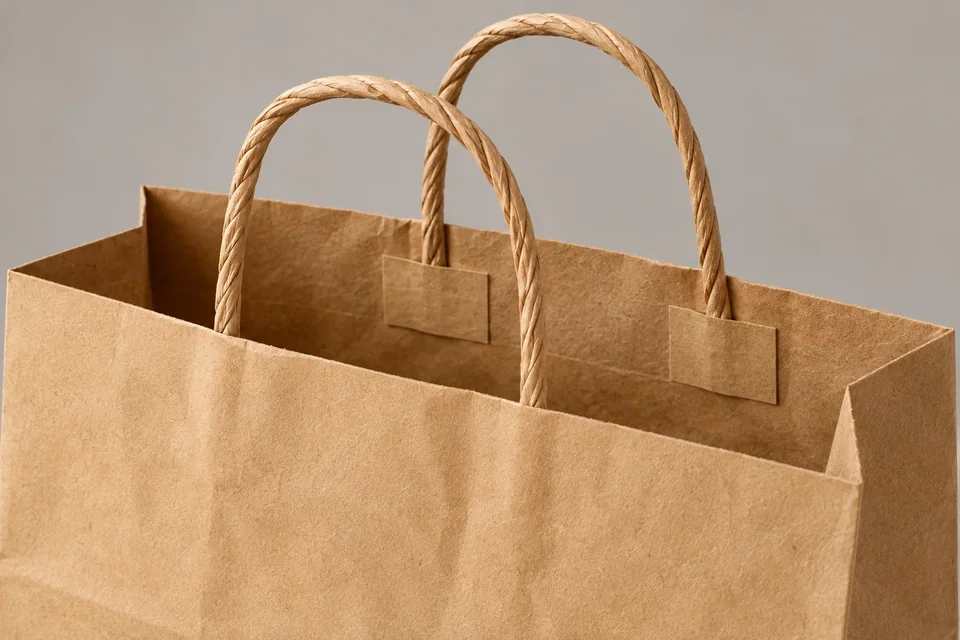 Twisted, Flat Paper or Die-Cut Handles? Compare the Whole Bag — design concept