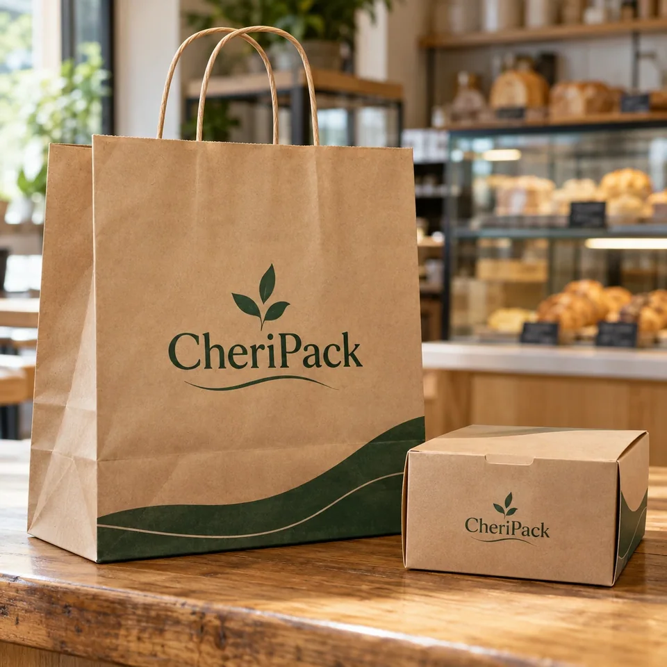 Bakery Kraft Carry Bag — design concept
