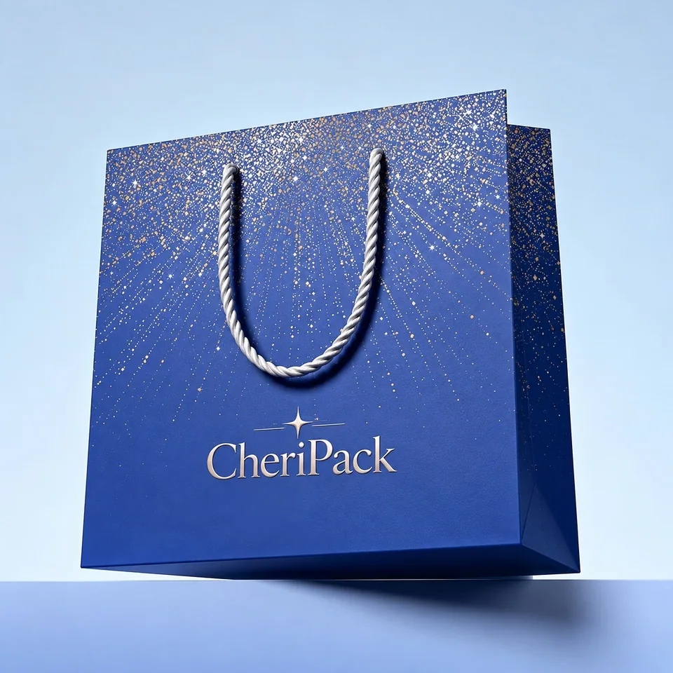 Braided Rope Handle Gift Bag — design concept
