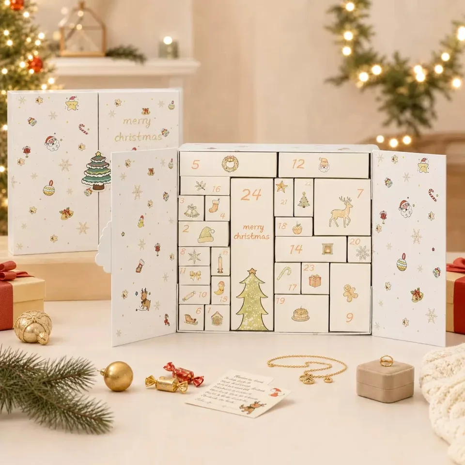 Christmas Advent Calendar Gift Box — design concept