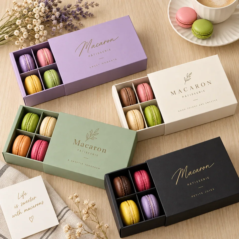 Macaron & Confectionery Box — design concept