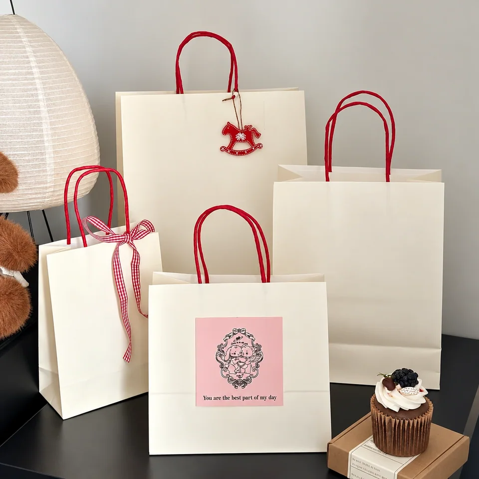 White Kraft Paper Bag — design concept